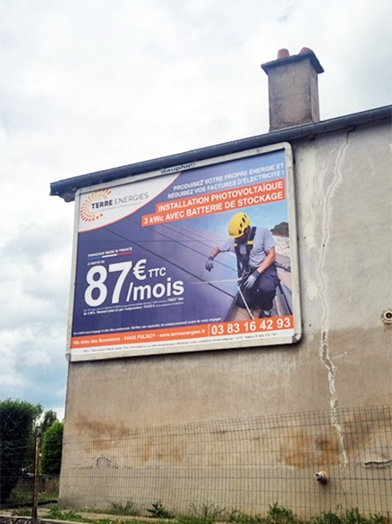 Affichage 4x3 Terre Energies