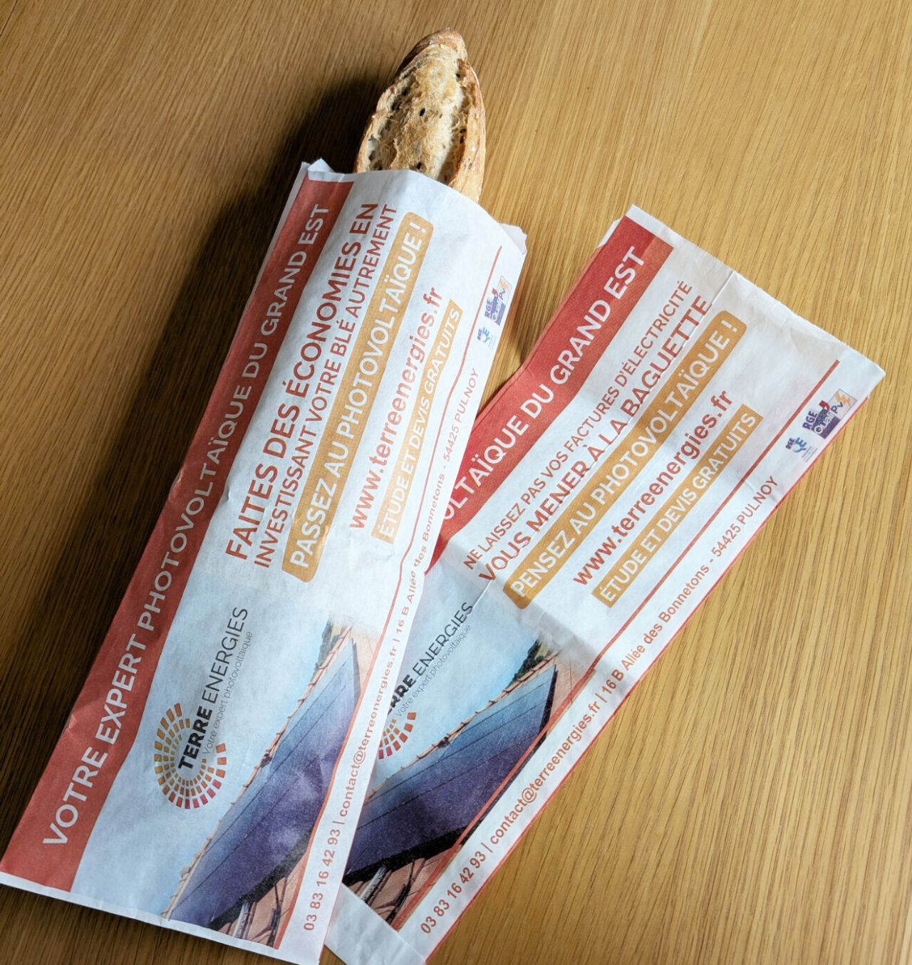 Terre Energies Sacs à Pain