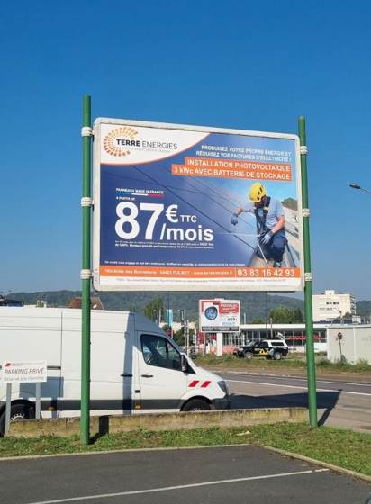 Affichage 4x3 Terre Energies