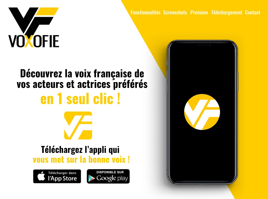 Landing Page VoxoFie