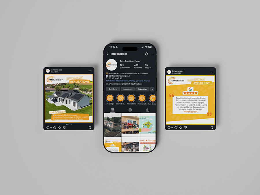 Post Réseaux Sociaux Terre Energies