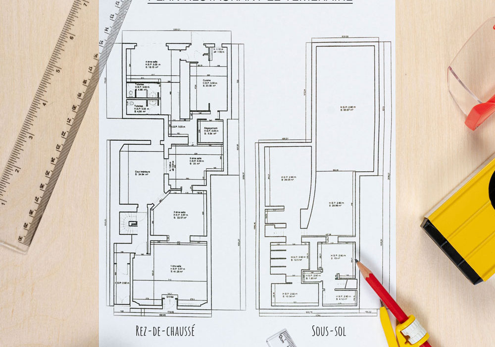 Projet restaurant Le Téméraire plan